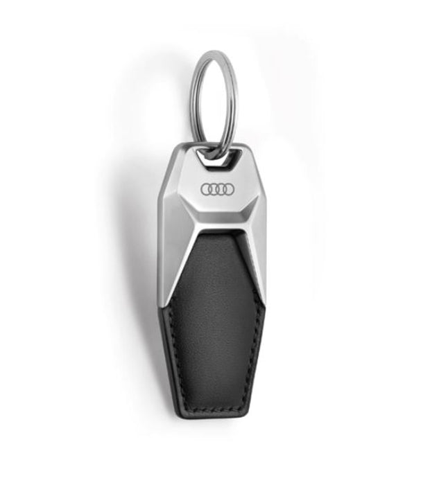 Audi Rings Keyring Leather