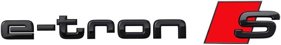 Audi  Lettering e-tron S Black Tuning Exclusive Black Edition Emblem