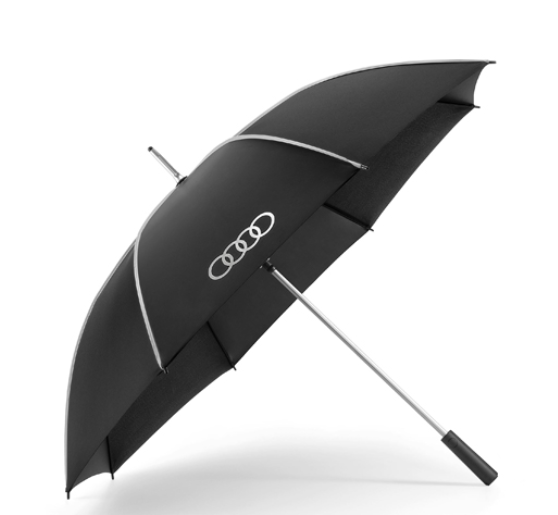 Audi Umbrella Large   Black Silver